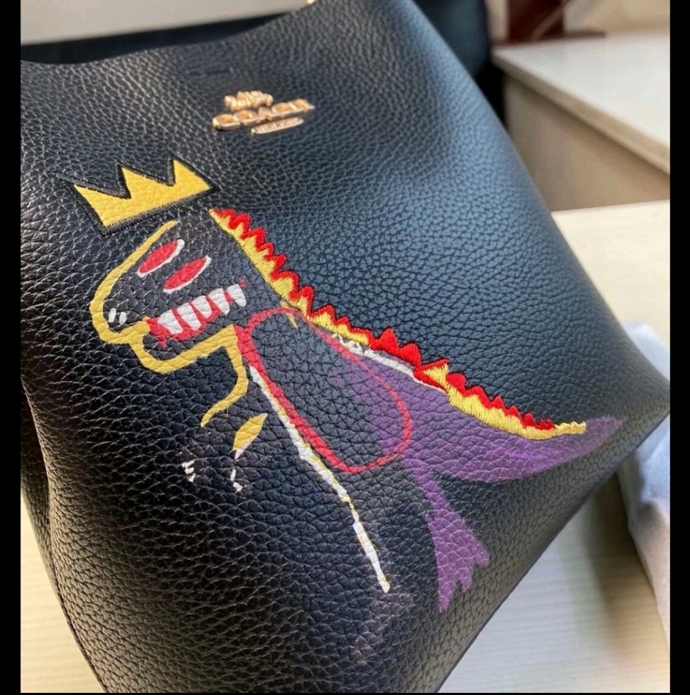 Coach X Jean Michel Basquiat Small Town Bucket Bag EUC